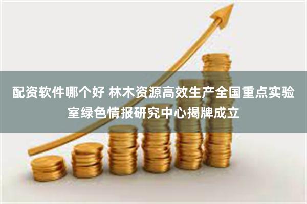 配资软件哪个好 林木资源高效生产全国重点实验室绿色情报研究中心揭牌成立