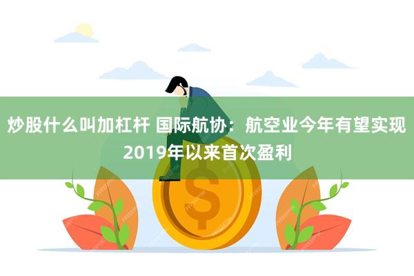 炒股什么叫加杠杆 国际航协：航空业今年有望实现2019年以来首次盈利
