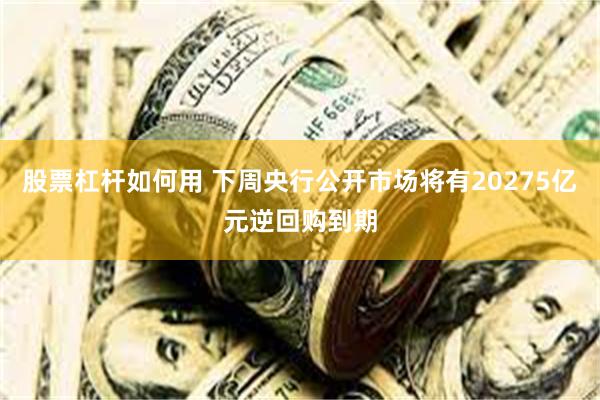股票杠杆如何用 下周央行公开市场将有20275亿元逆回购到期
