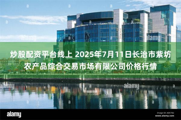 炒股配资平台线上 2025年7月11日长治市紫坊农产品综合交易市场有限公司价格行情