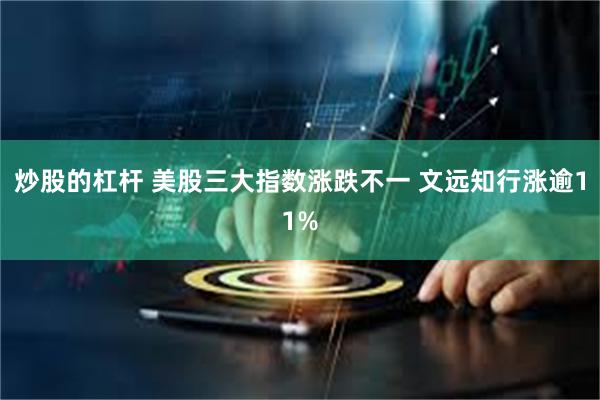 炒股的杠杆 美股三大指数涨跌不一 文远知行涨逾11%